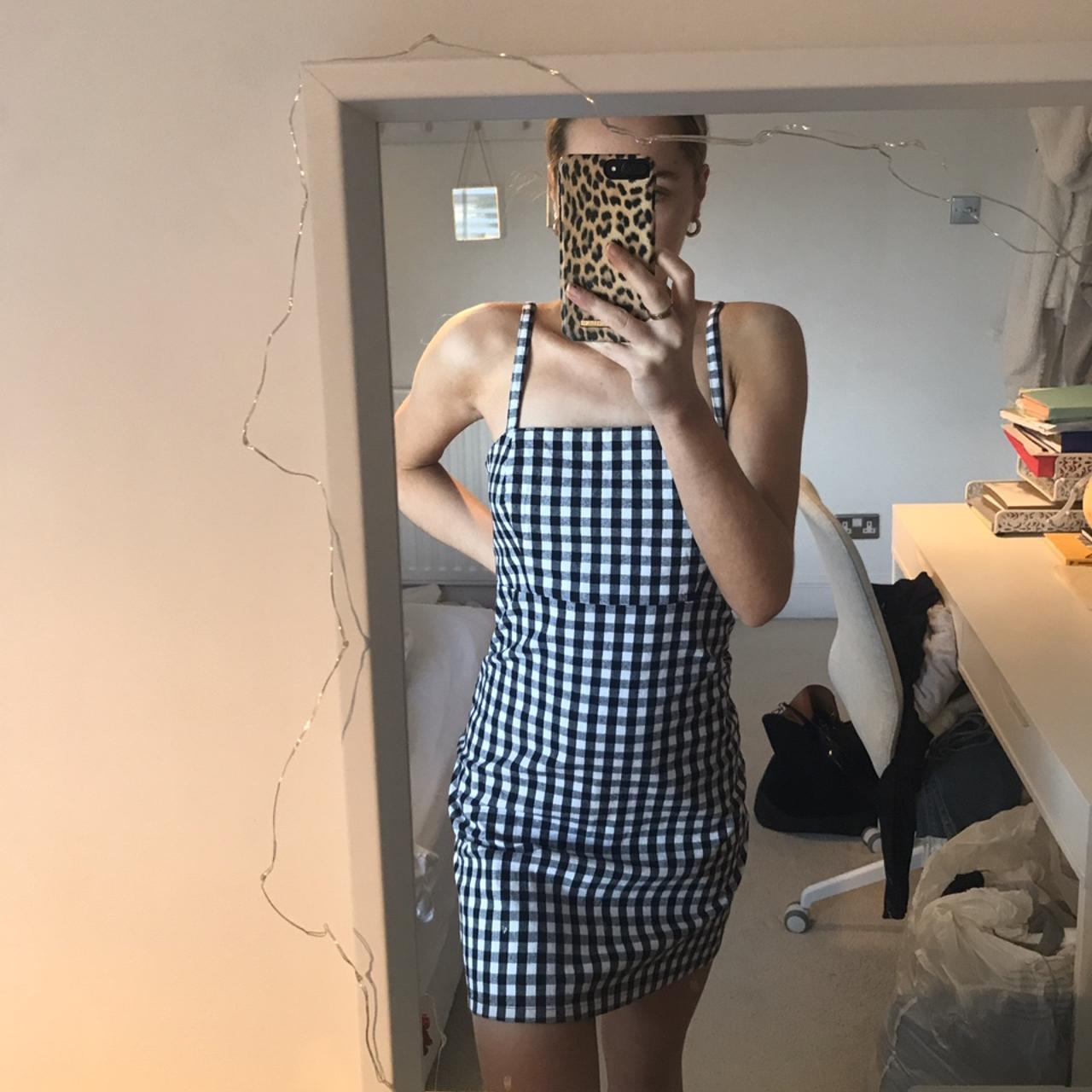 hollister gingham dress