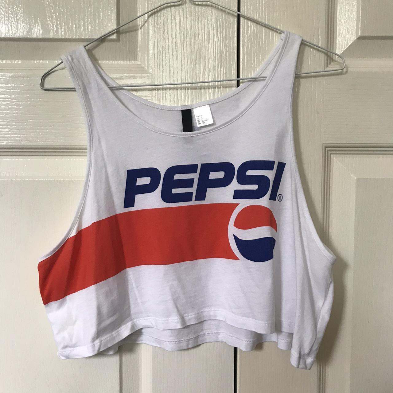 Divided by H&M White Pepsi Logo Sweathshirt Shorts. Size Small.