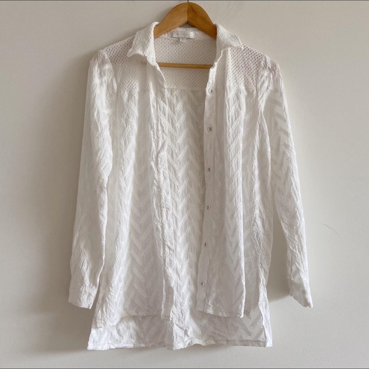 white western top eri + ali anthropologie Munro... - Depop