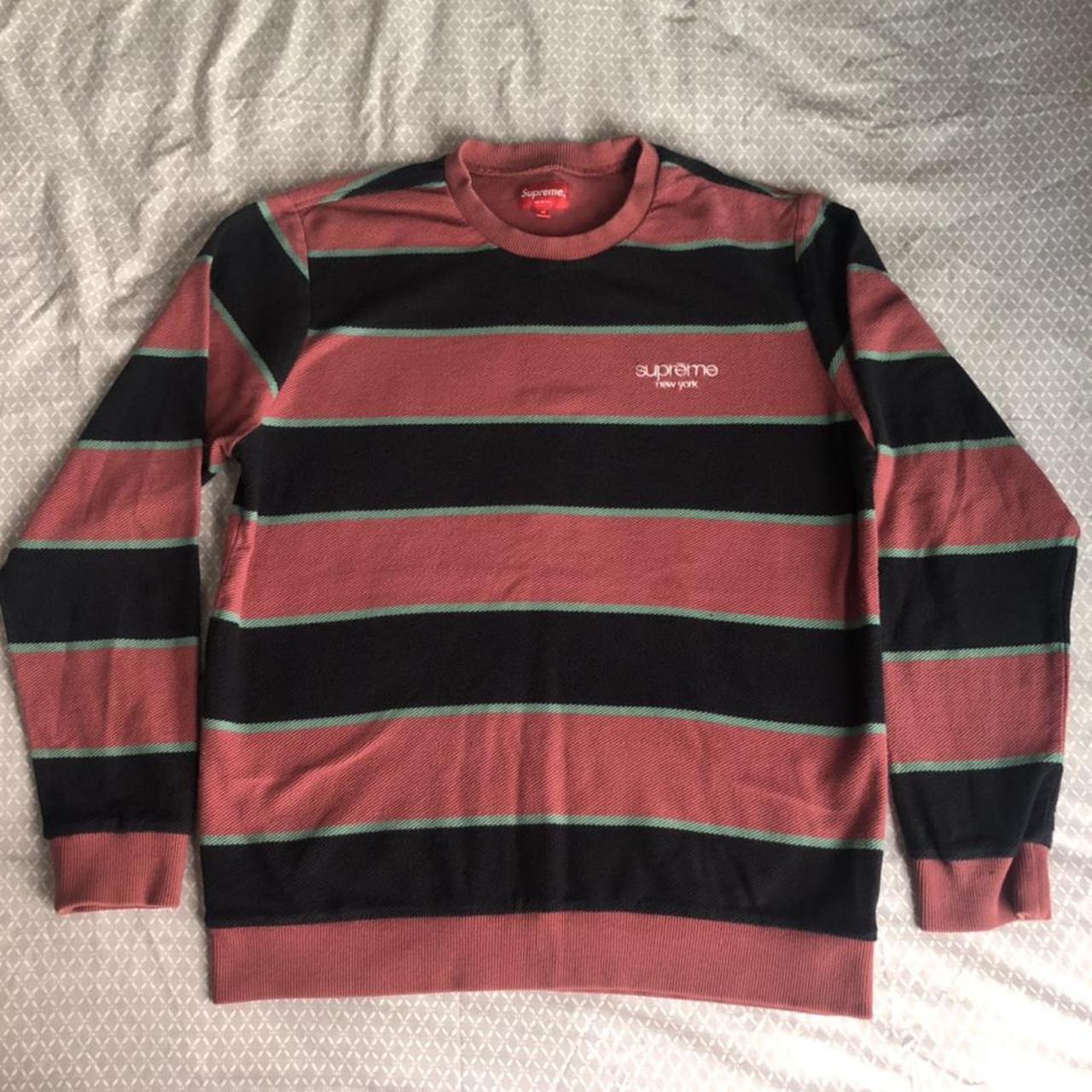 Supreme sales striped sweater