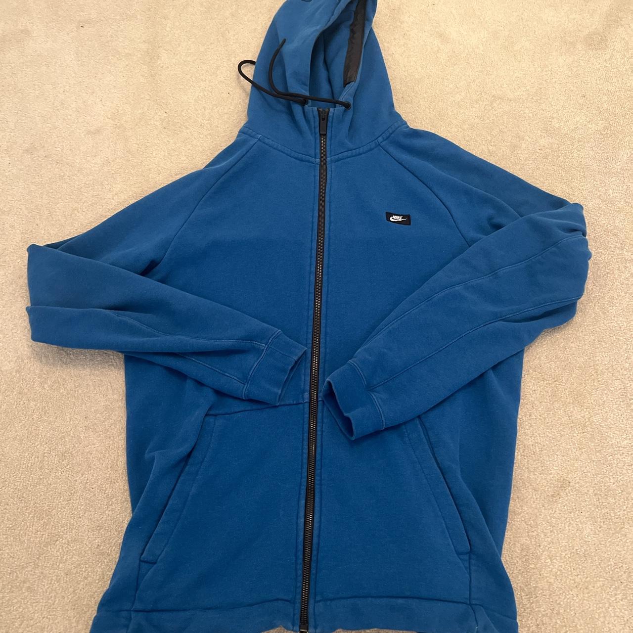 Rare Full Nike Navy Fleece Tracksuit BOTH LARGE ... - Depop