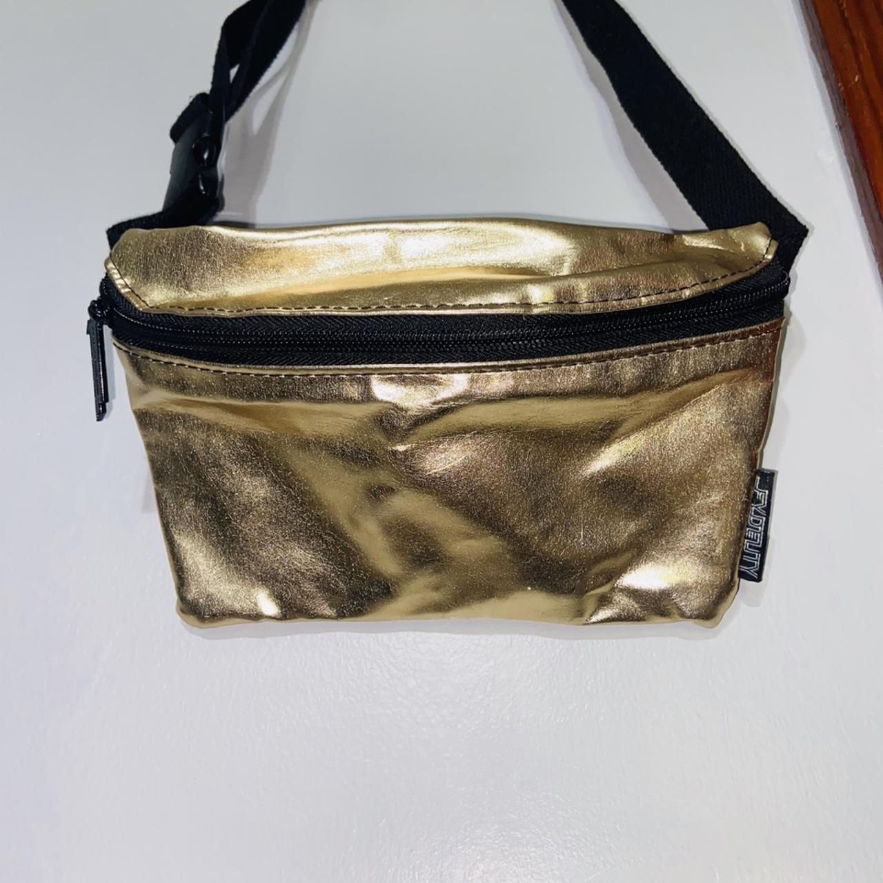 FYDELITY Fanny Pack Gold Metallic Fanny pack 🏆 Depop