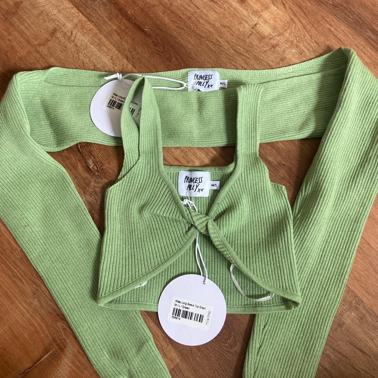 Princess Polly Missy long sleeve knit top Slim... Depop