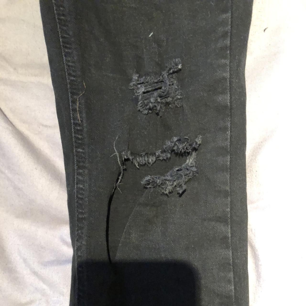 Black ripped jeans. New look size 8. Great condition... Depop