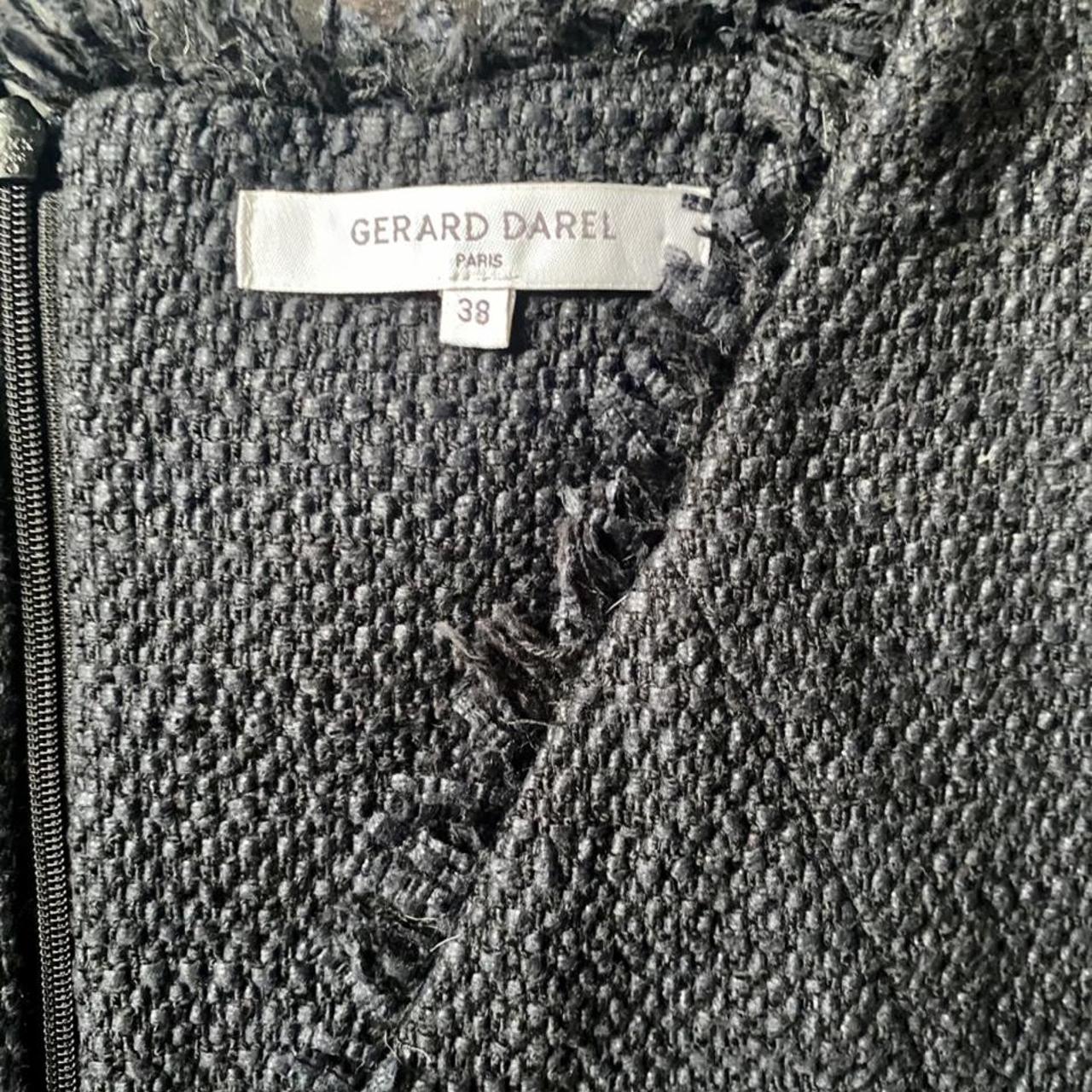 Gerard Darel black smart shift dress in size 38, UK... - Depop