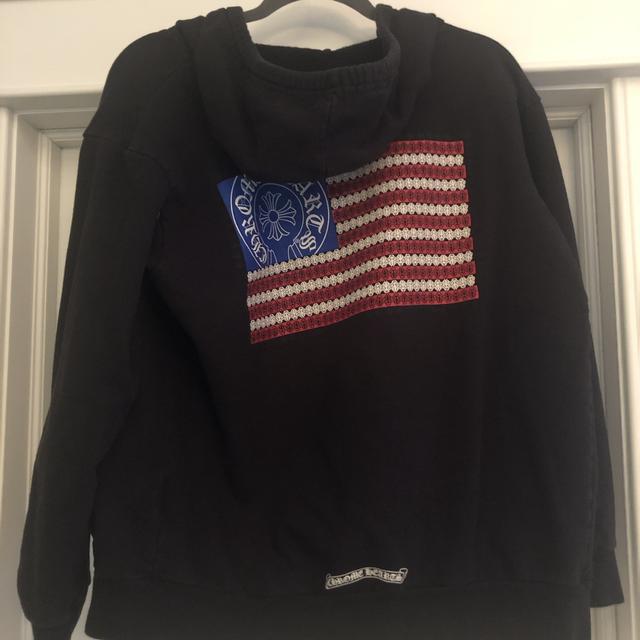 Worn minimally chrome hearts American flag limited... - Depop