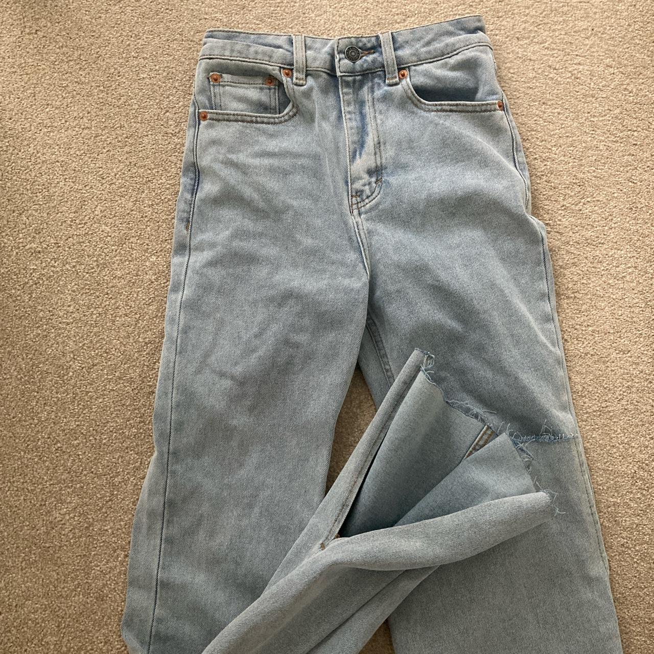 Motel rocks flared split jeans Brand new never... - Depop