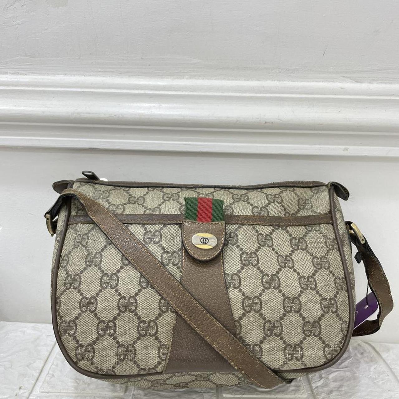 Gucci Women's Brown and Tan Bag | Depop