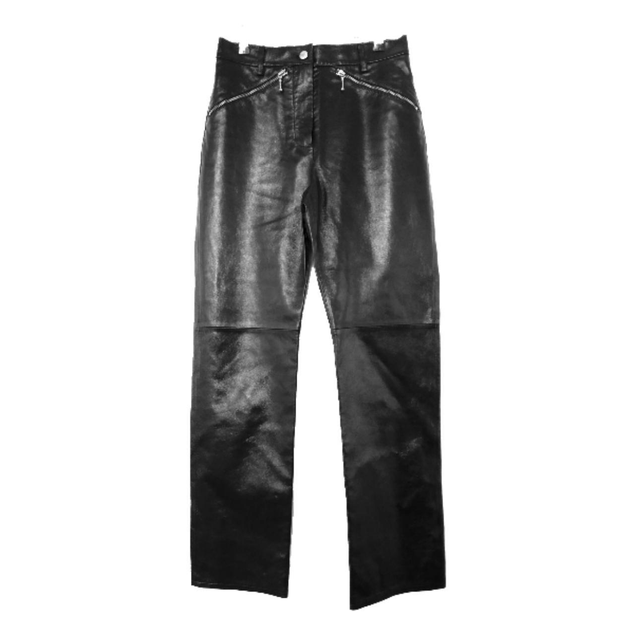 Punk inspired leather pants from Alexa Chung -... - Depop