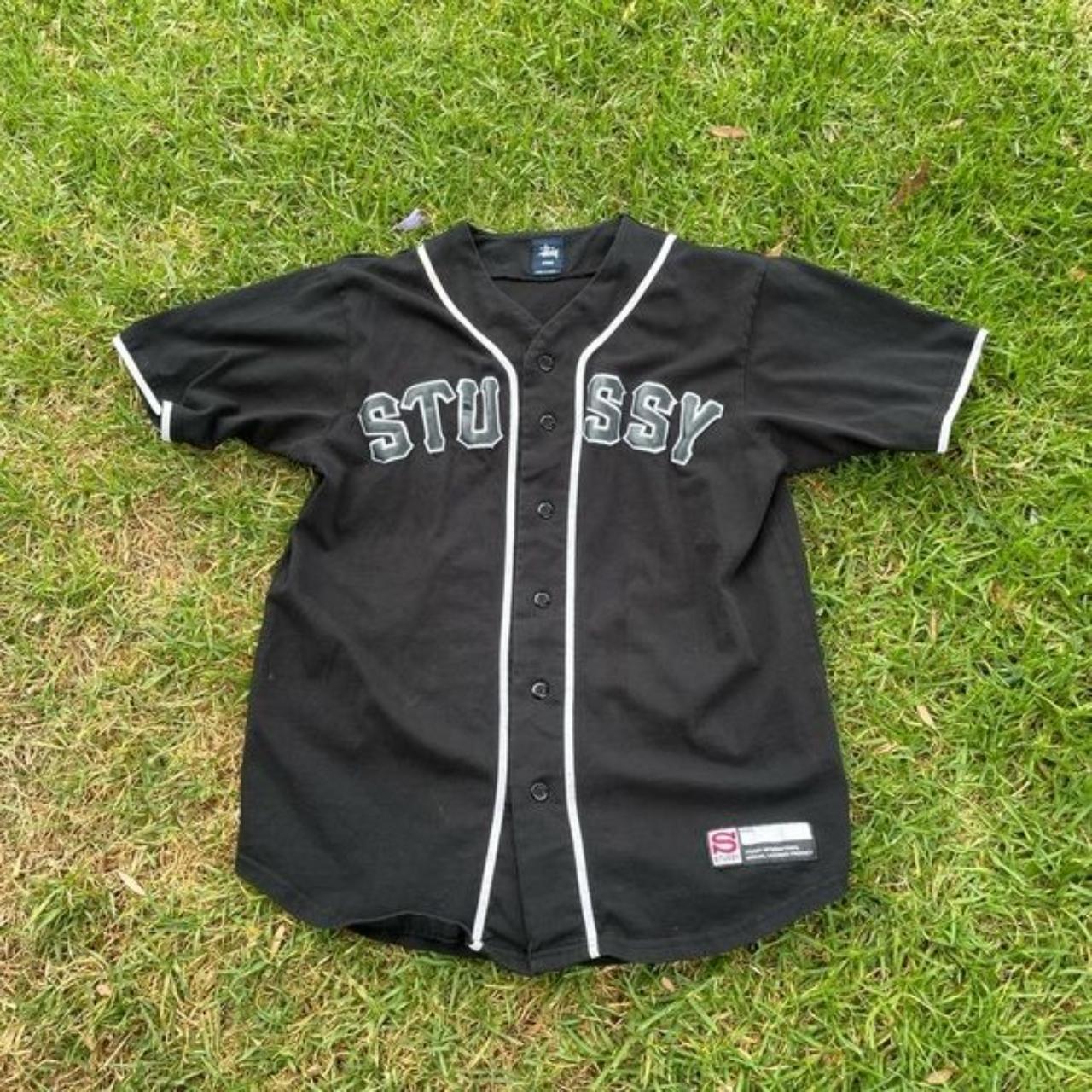 Rare Vintage Stussy Baseball Jersey Streetwear Hype... Depop