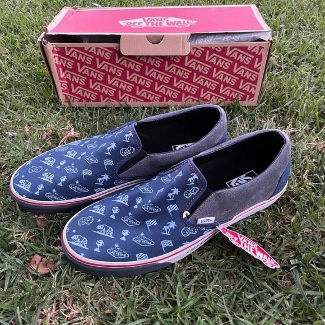 Vans Classic Slip On Custom CalSpeed Karting Size 13... Depop