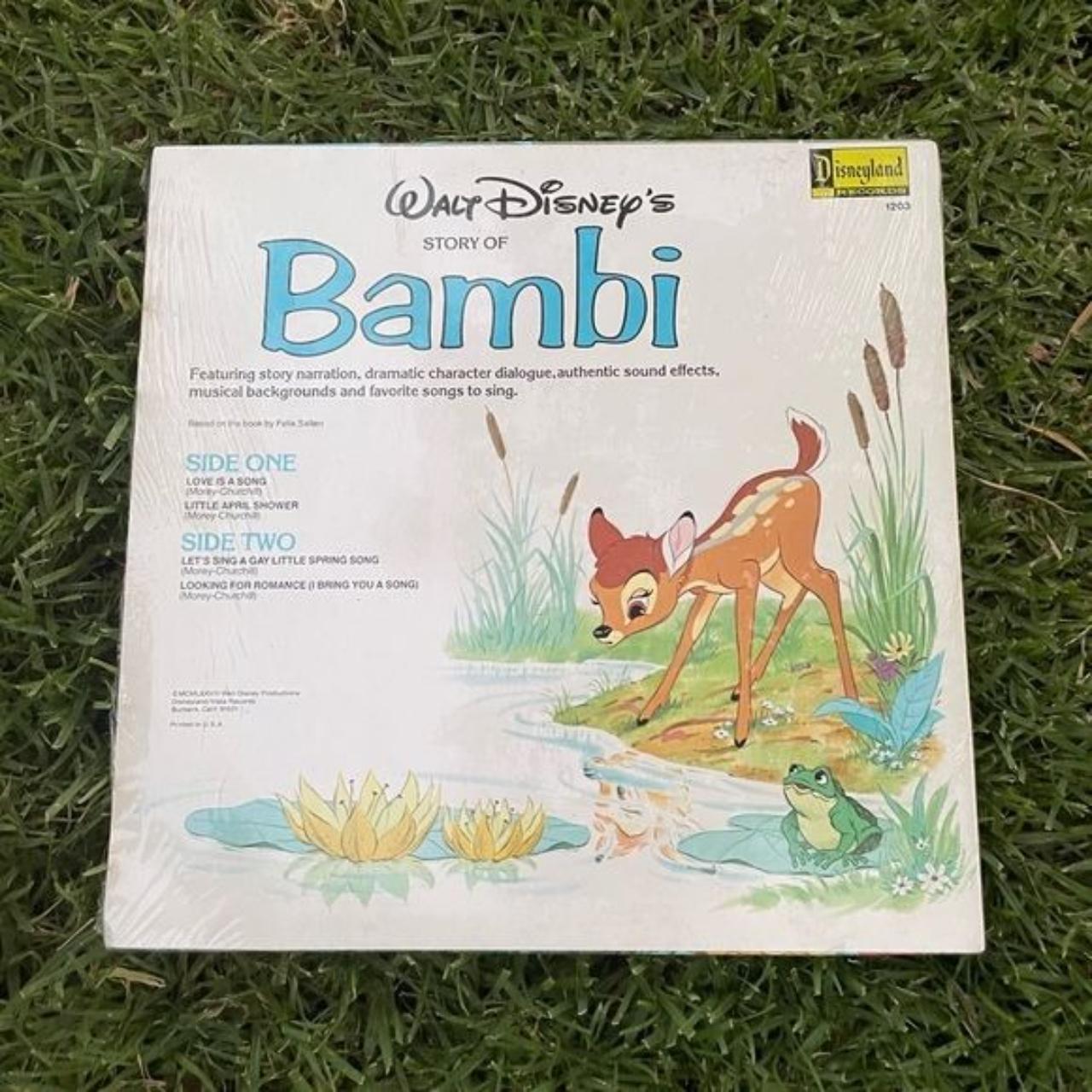 Walt Disney Bambi Album Record Vinyl Near Mint... - Depop