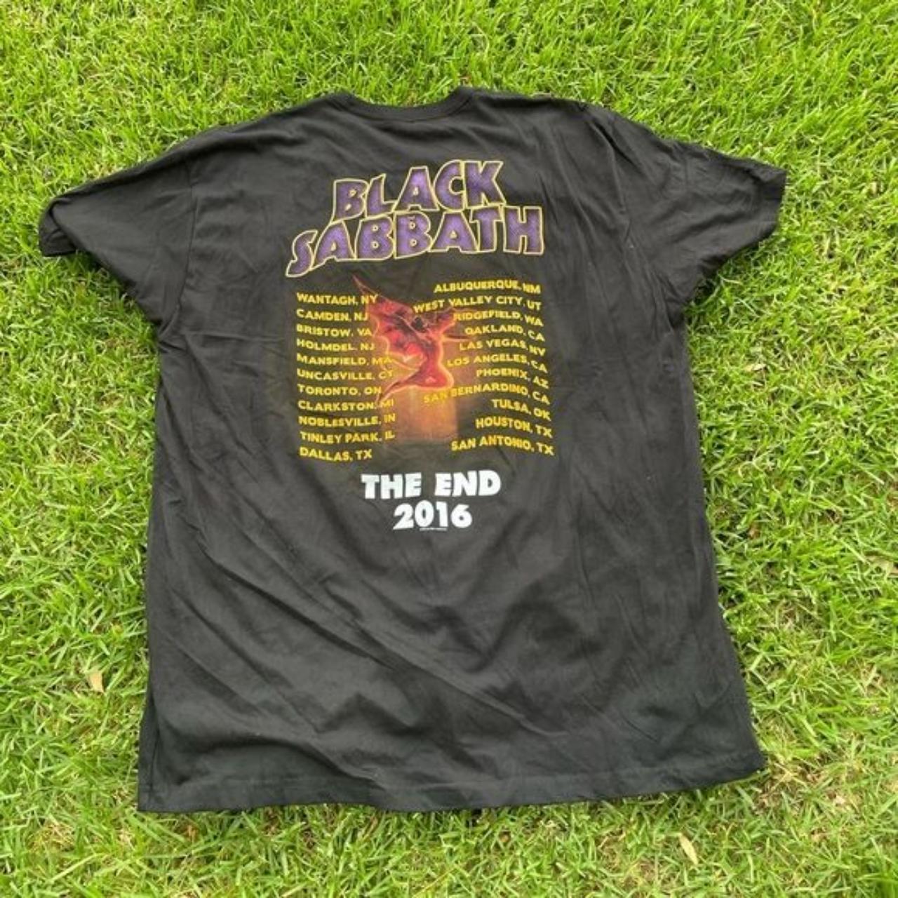 Black Sabbath 2016 The End Tour Shirt Size XXL... - Depop