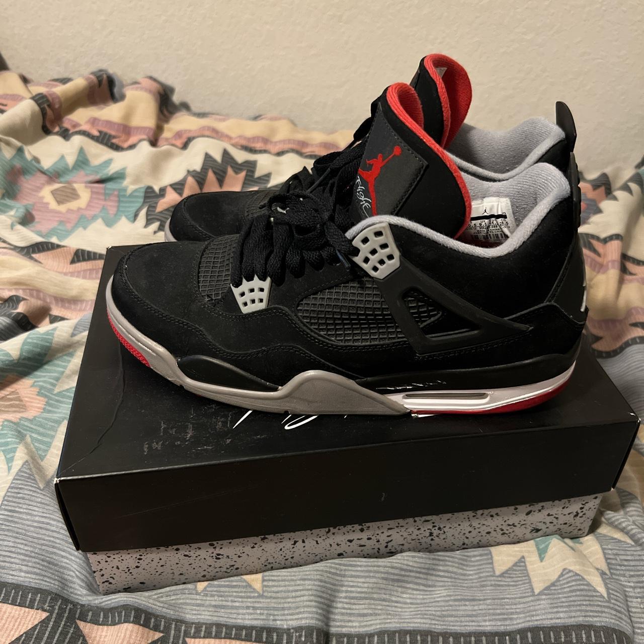 jordan 4 bred grailed