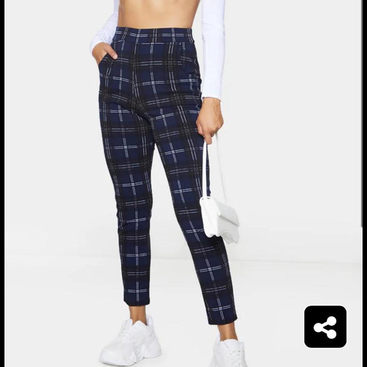 Tight sale tartan trousers