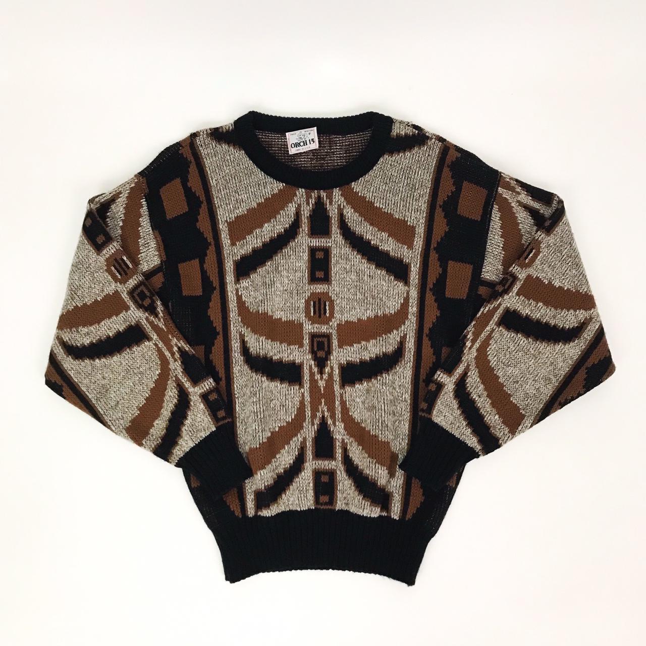 Louis Vuitton Intarsia Knit Sweater retail excellent - Depop