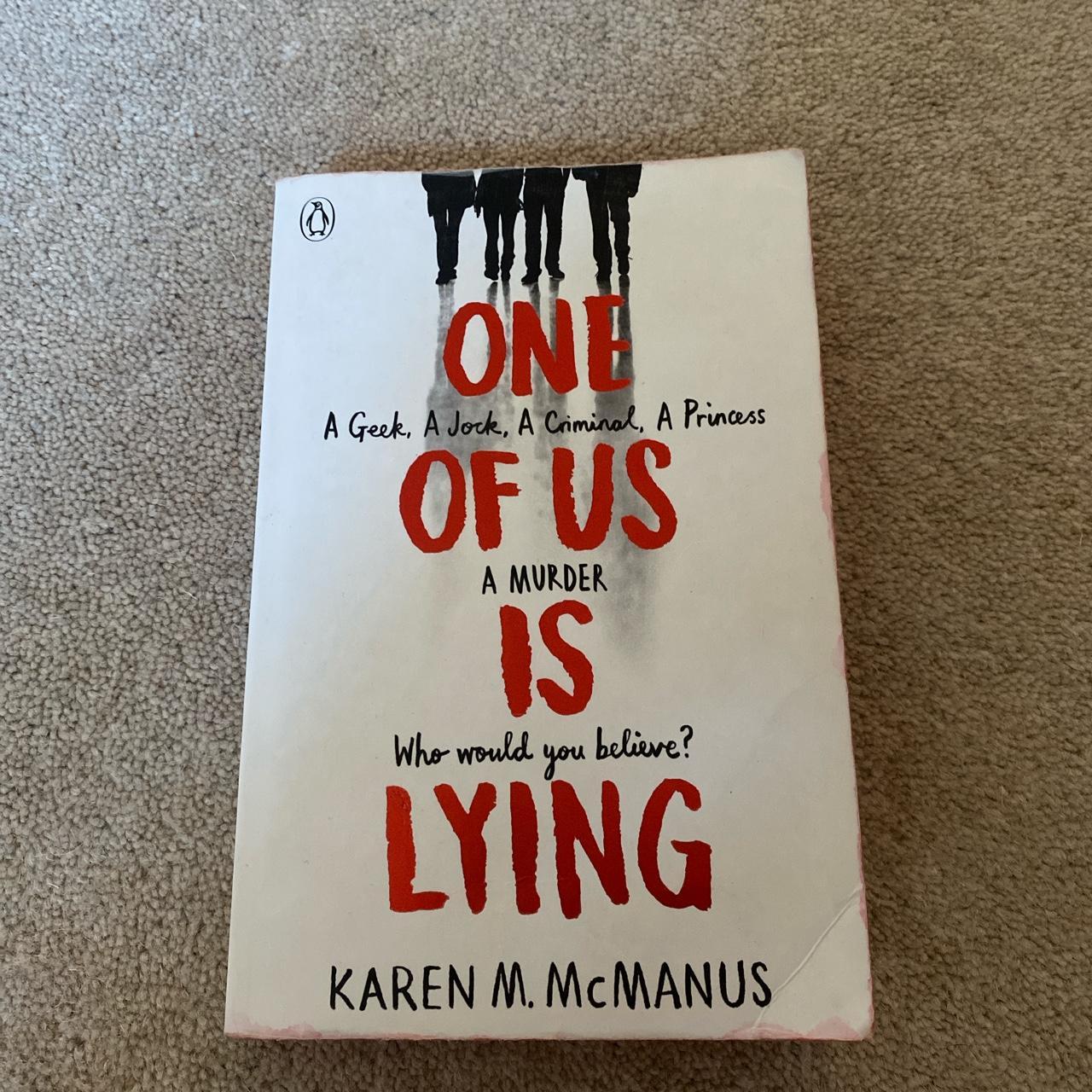 One Of Us Is Lying book by Karen M. McManus good... - Depop