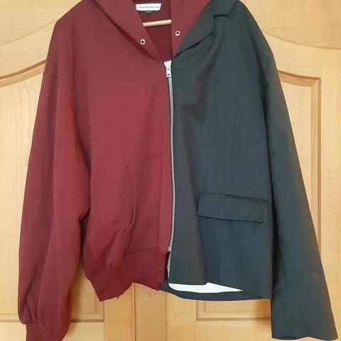 Gosha rubchinskiy half hoodie hot sale jacket