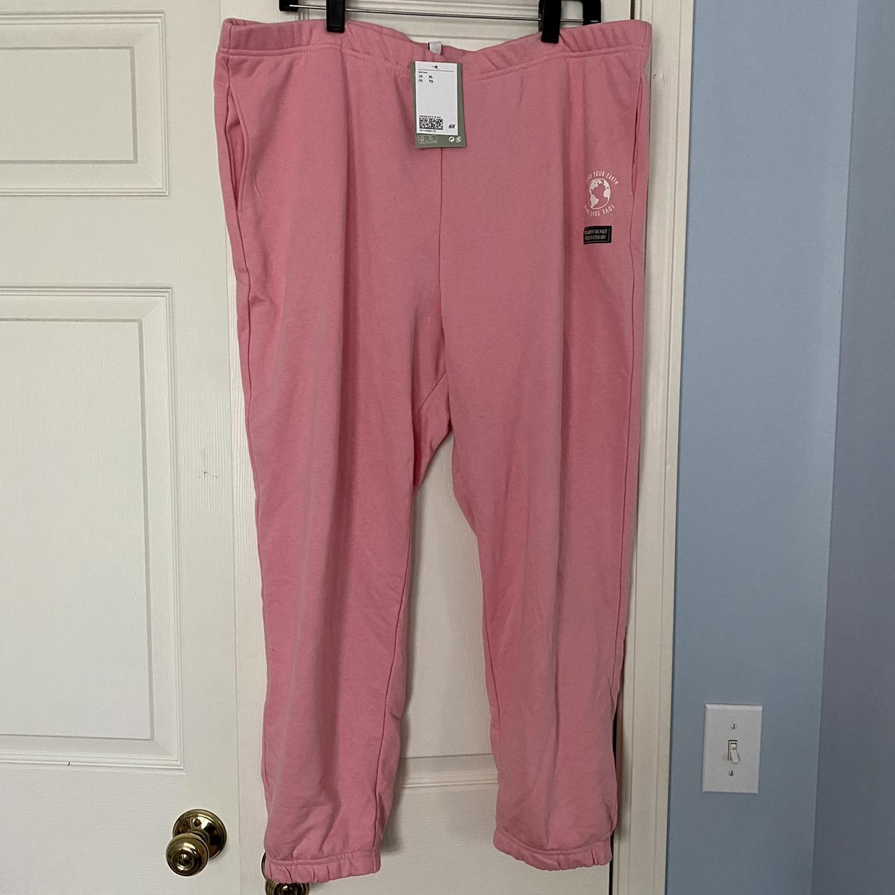 H&m best sale pink joggers