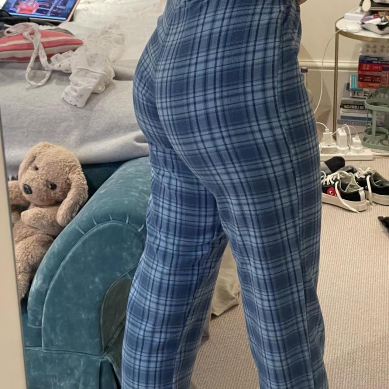 Blue plaid best sale pants brandy melville