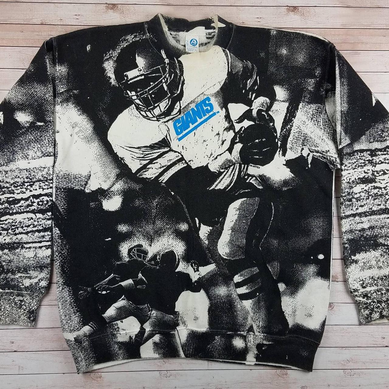 Vintage 1980s New York Giants NFL Football AOP All... - Depop