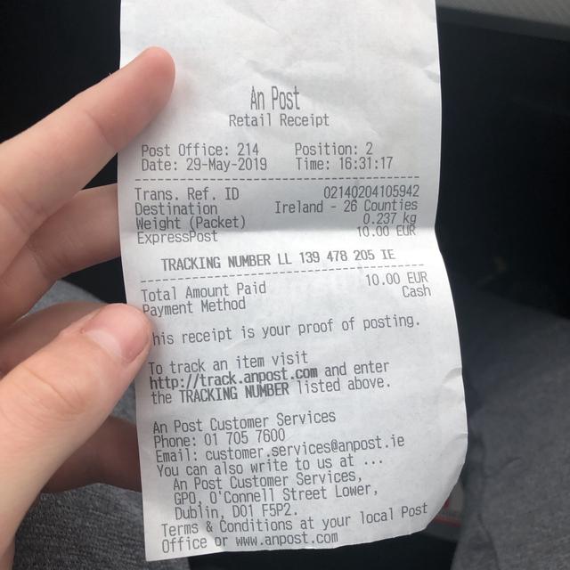 mitch9417 there's my receipt mate - Depop