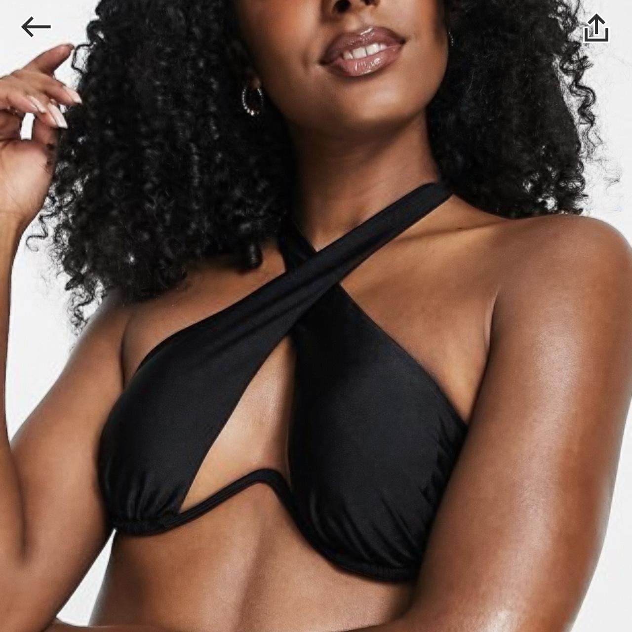 River Island Women's Black Bikiniandtankinitops Depop