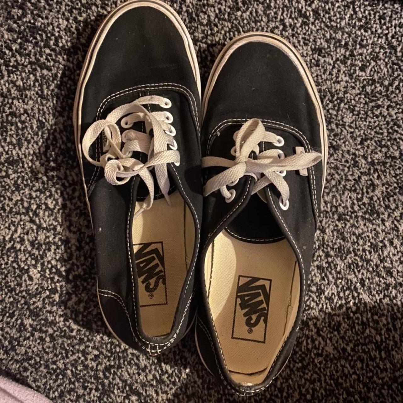 Vans black and white Size 6 Selling because I don’t... - Depop