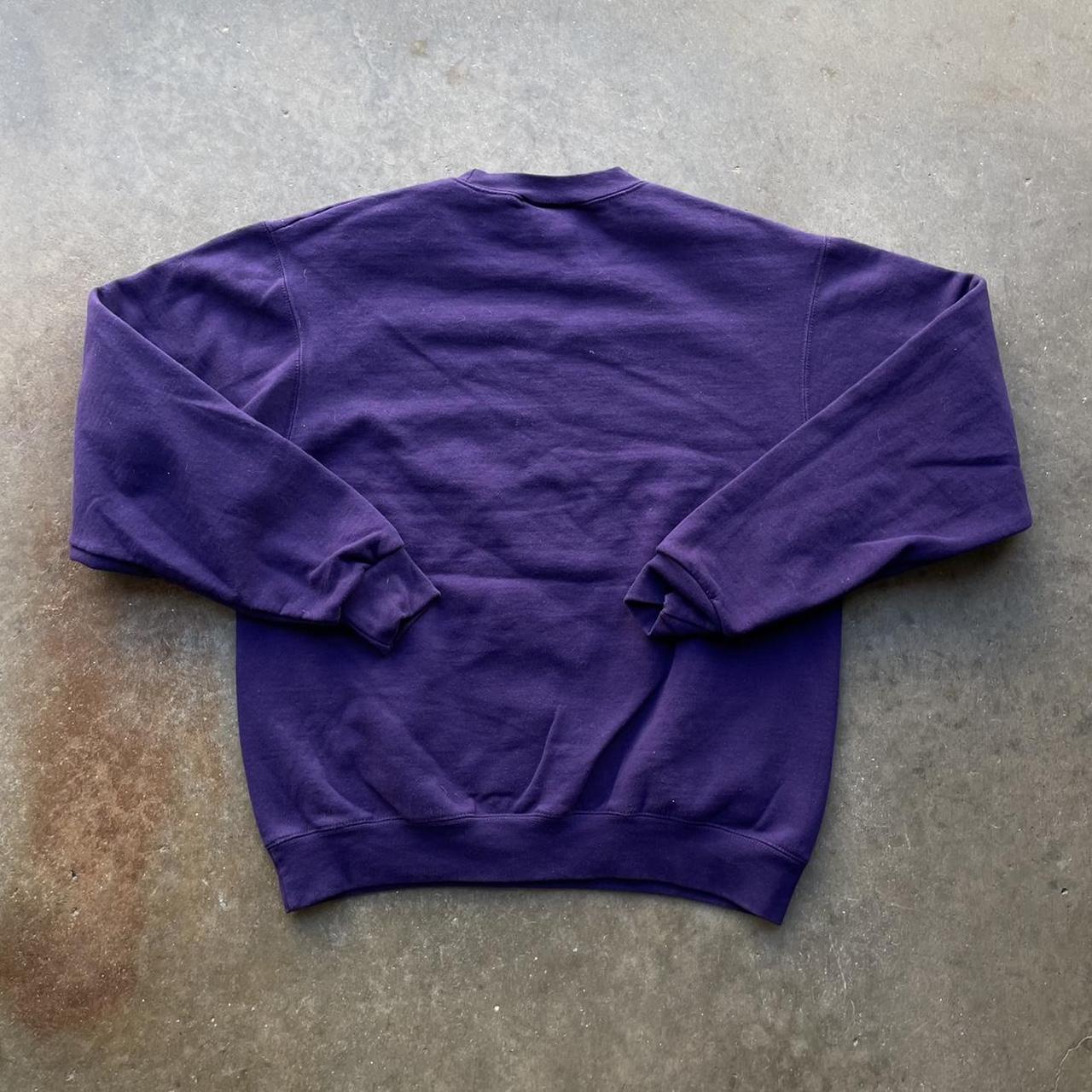 Champion Men's Purple and Orange Sweatshirt (3)