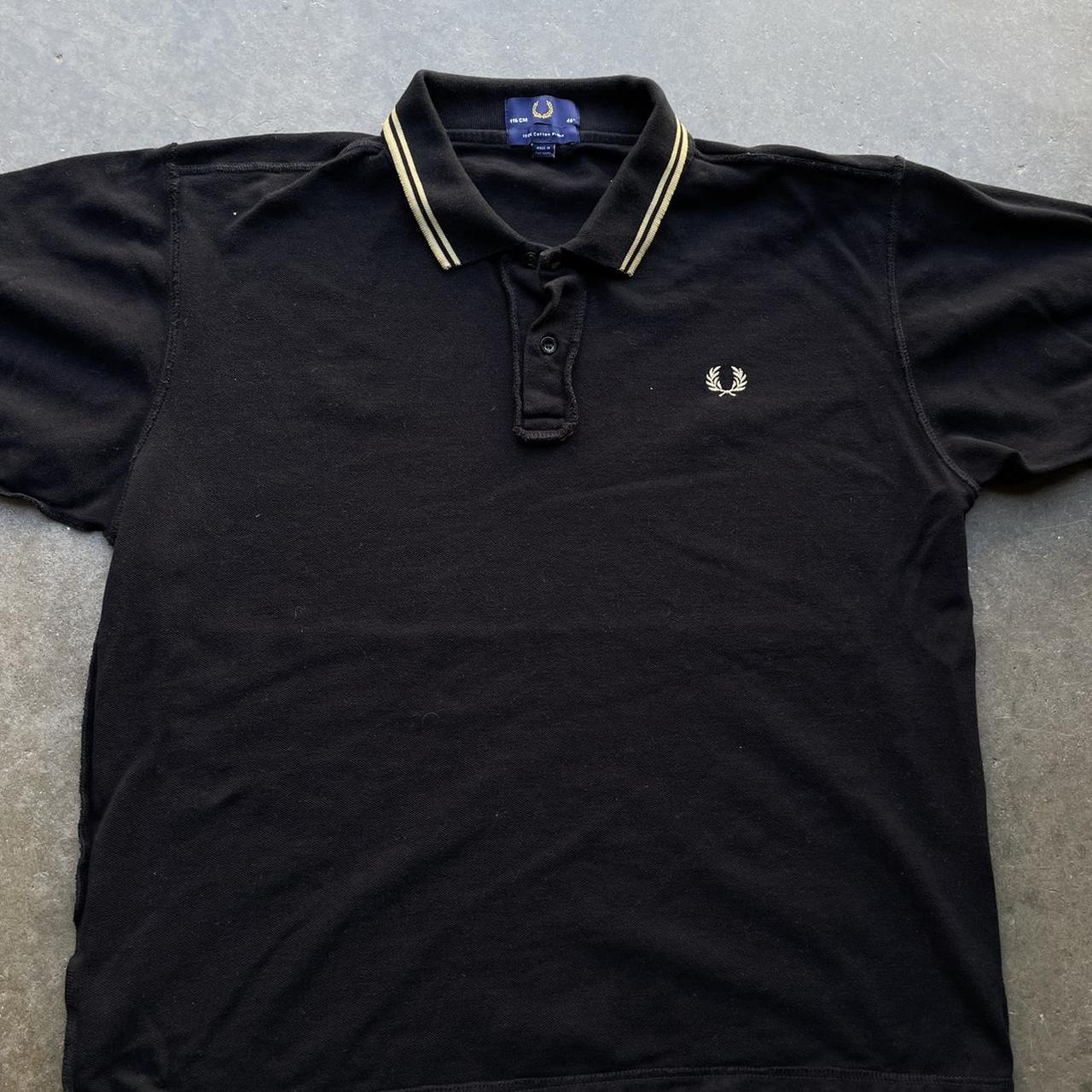 Fred Perry Men's Black Polo-shirts
