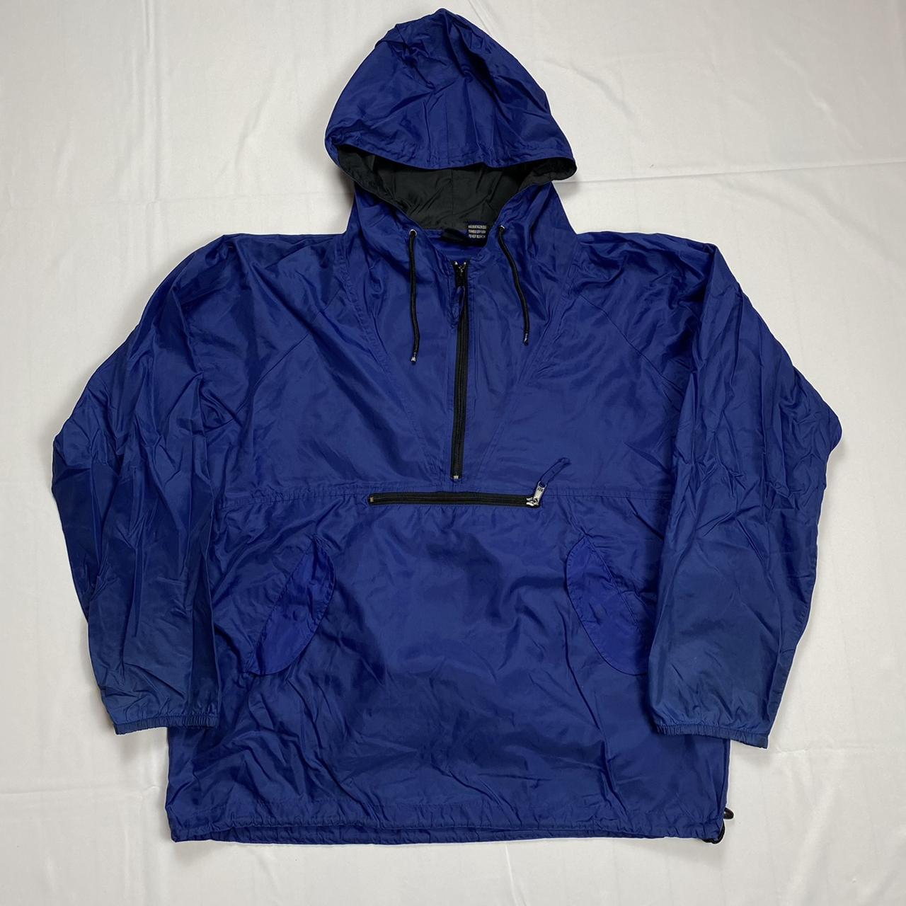 Vintage GAP lightweight hooded nylon anorak jacket... - Depop
