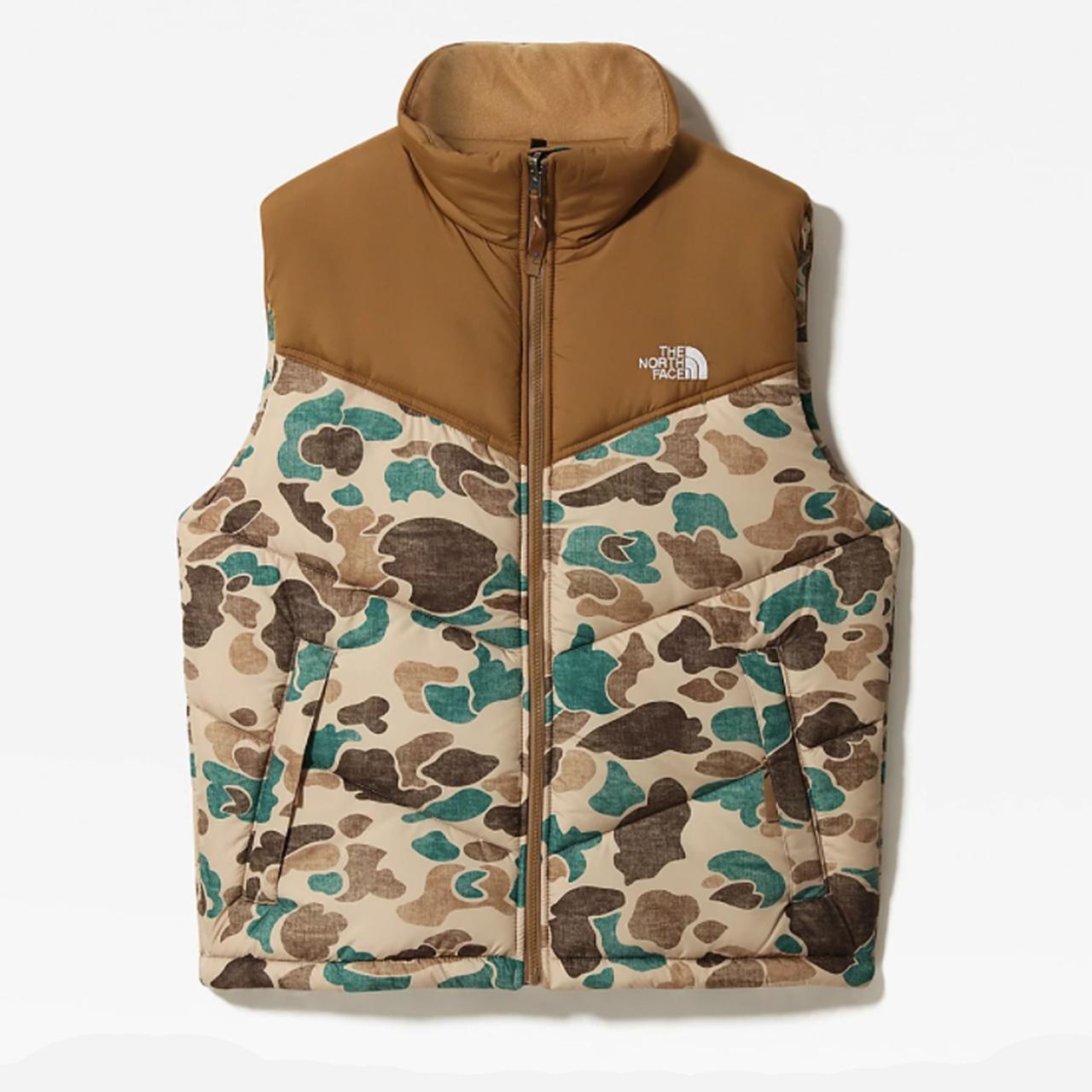 north face saikuru camo gilet Size: Medium Depop