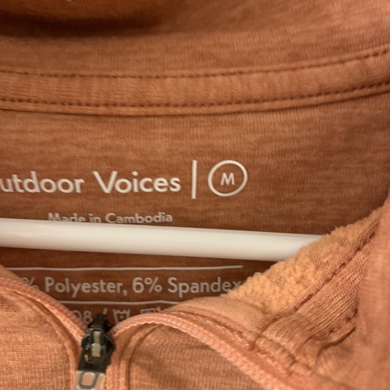 Outdoor Voices Fleece Quarter Zip Depop