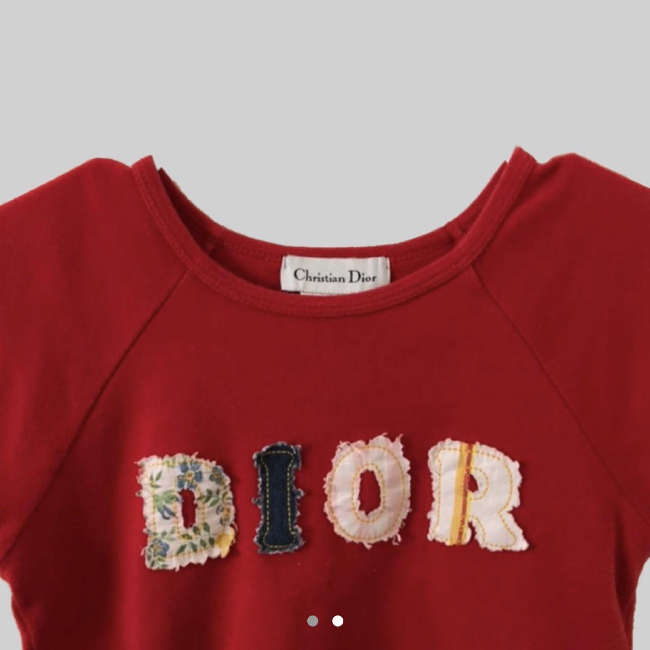 dior patchwork top