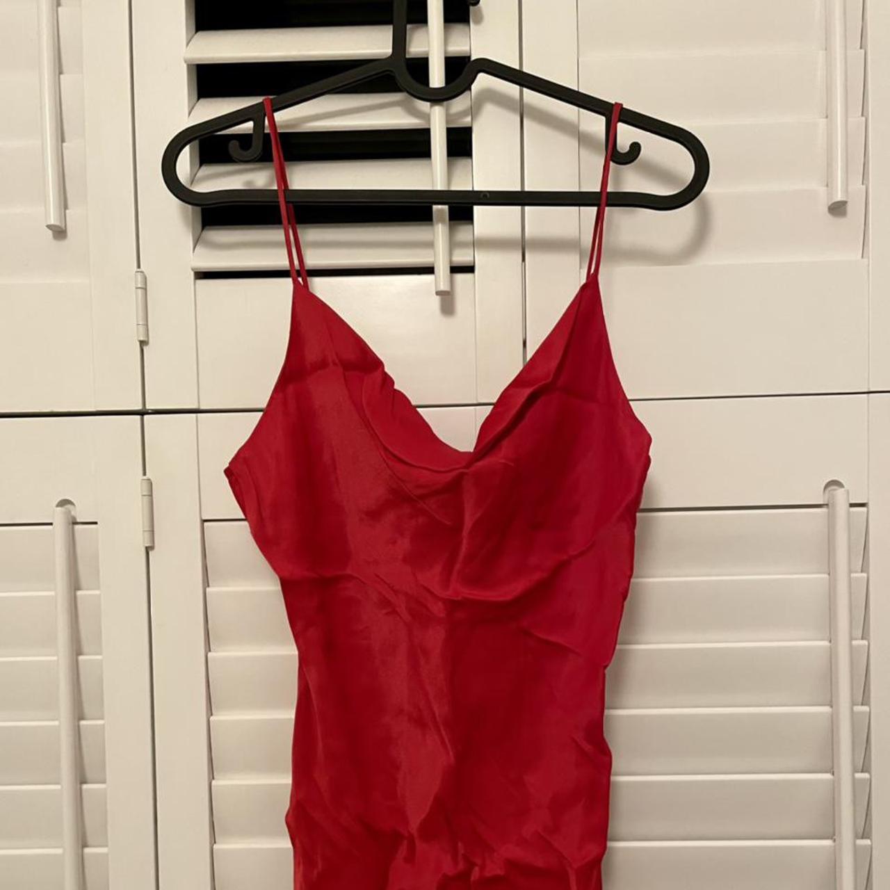 Zara Women's Red Vest | Depop