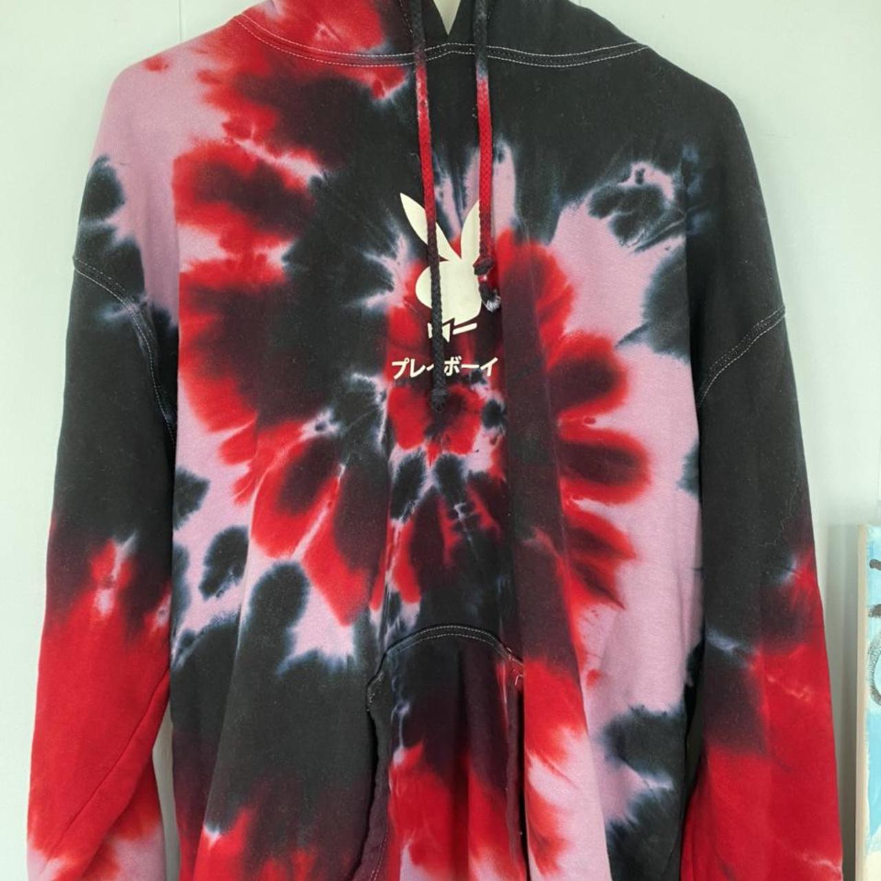 Playboy hoodie tie store dye