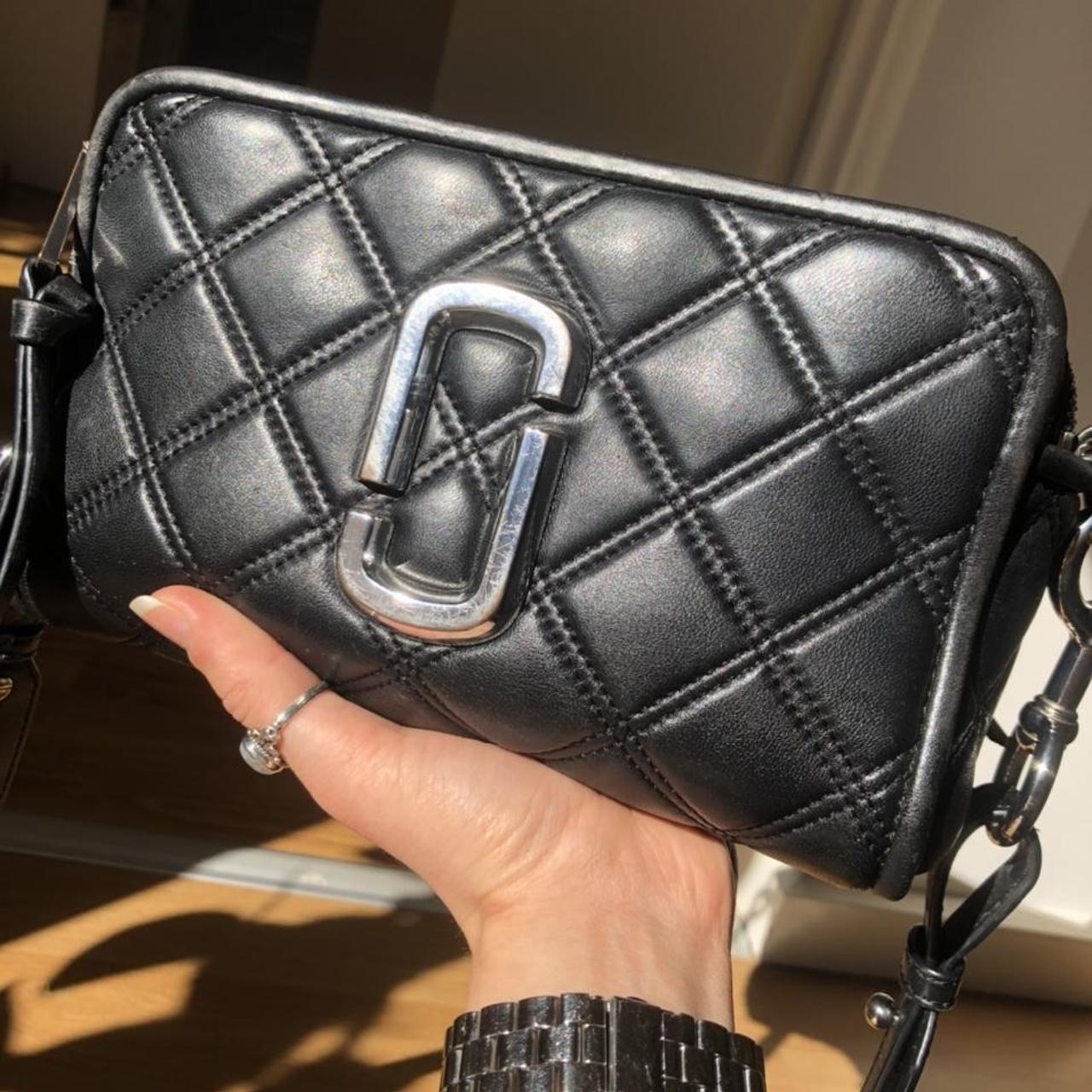 Marc Jacobs quilted soft shot 21 crossbody camera...