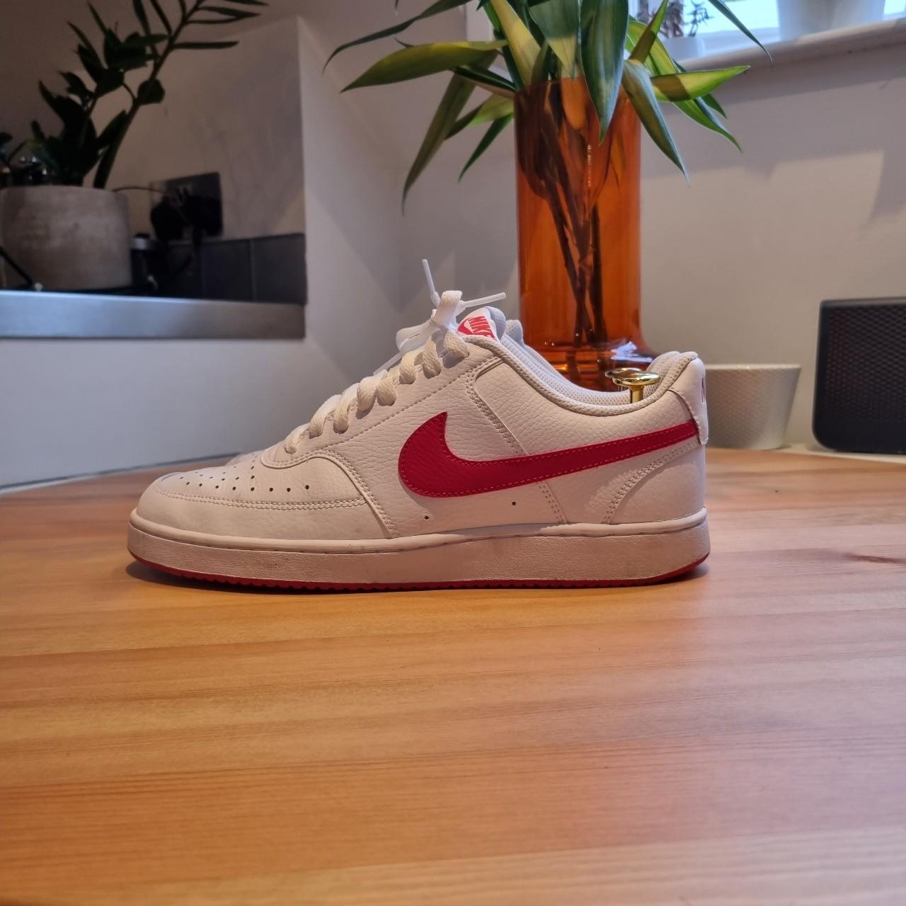 red swoosh af1