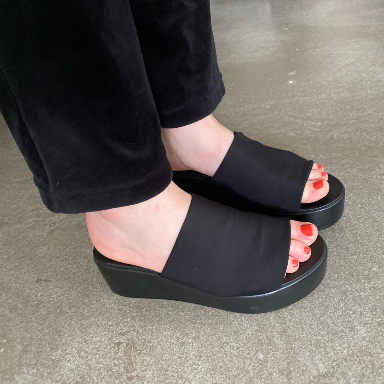 bebe platform sandals