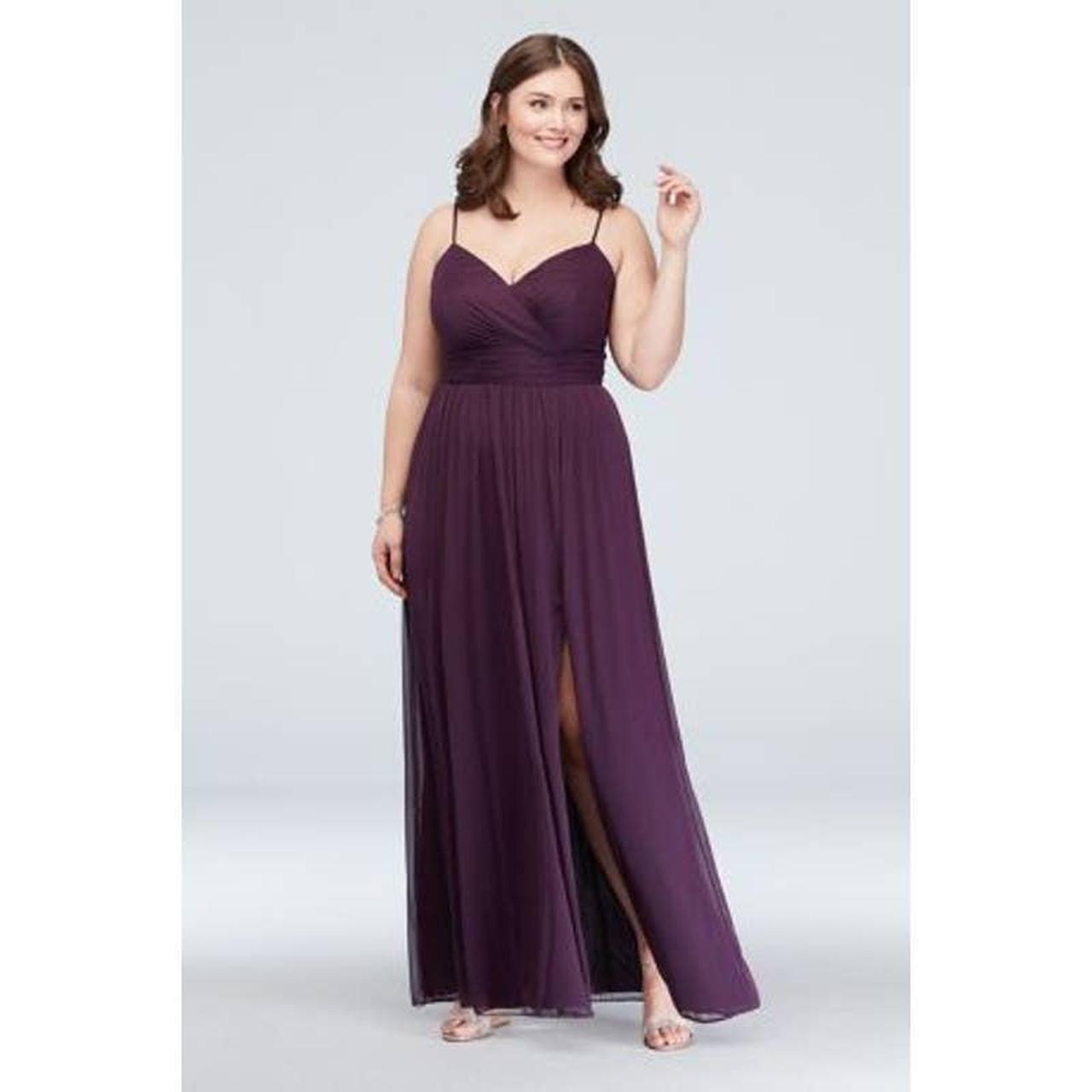 Davids bridal purple outlet dress