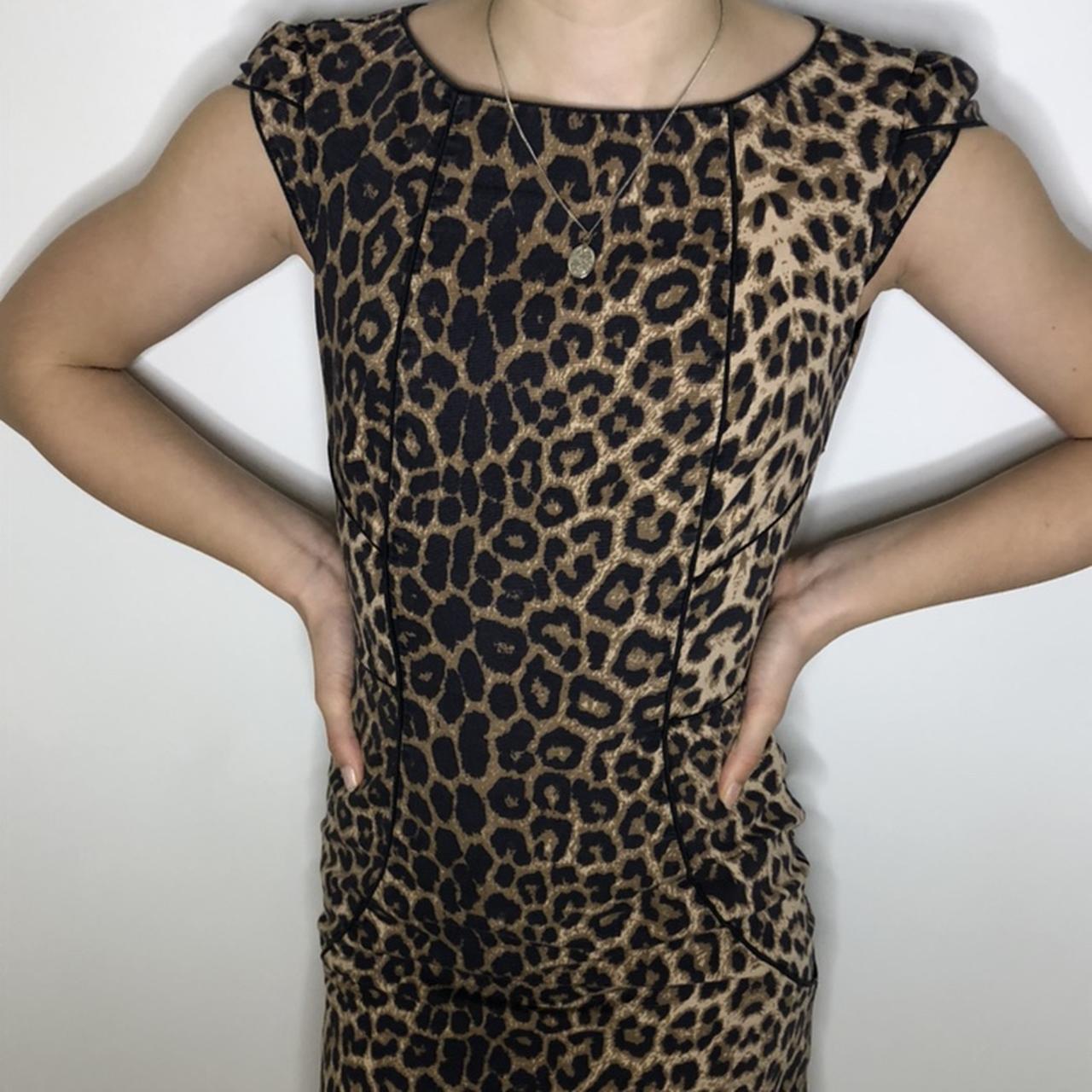 Leopard sales dress warehouse