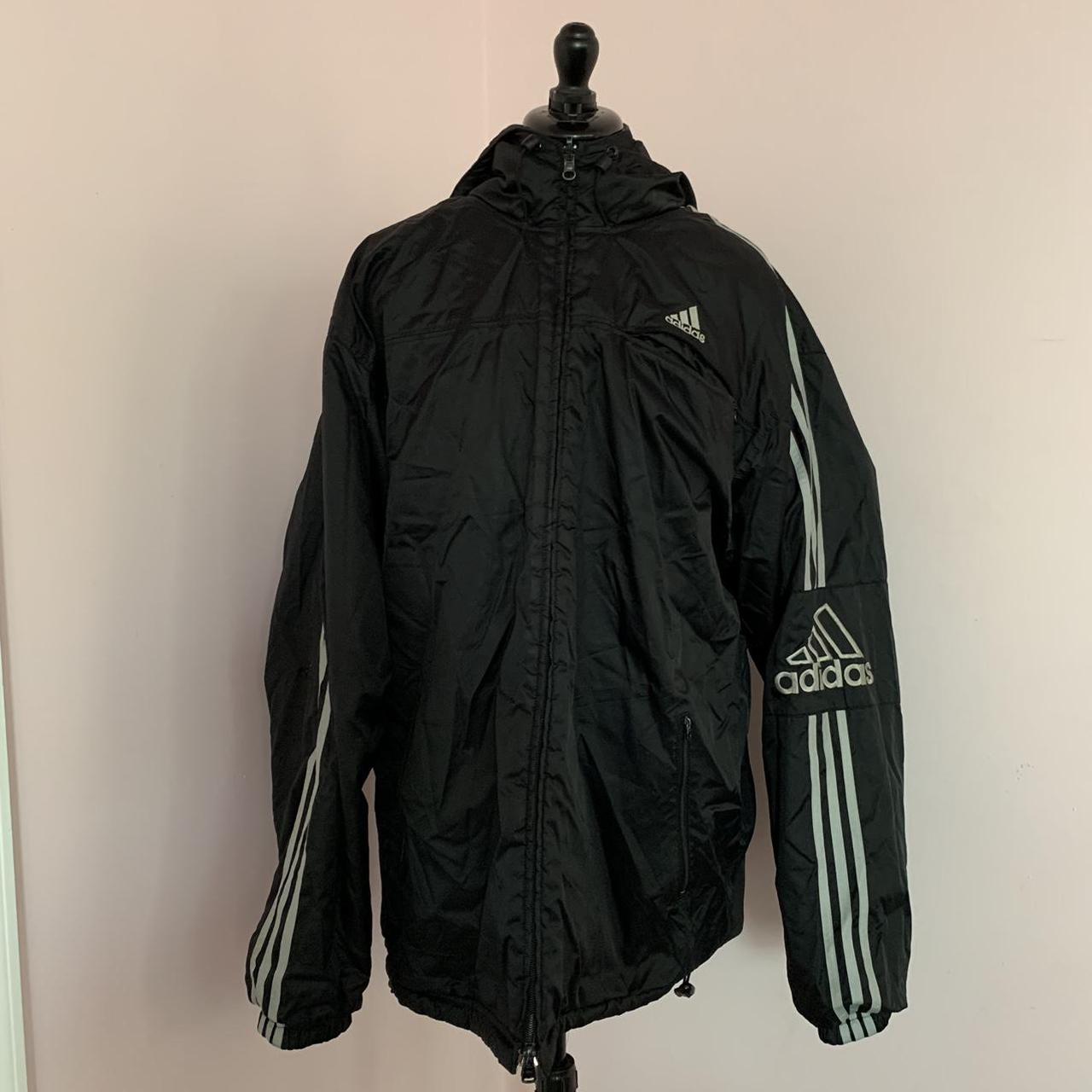 Adidas Men's Black and Grey Jacket | Depop