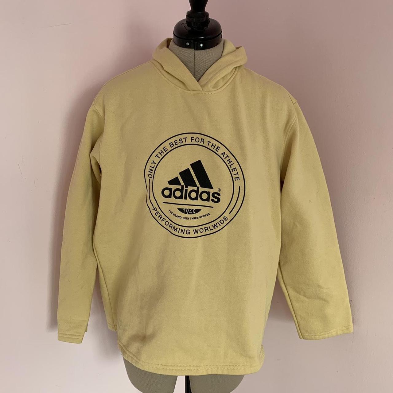 pastel yellow adidas