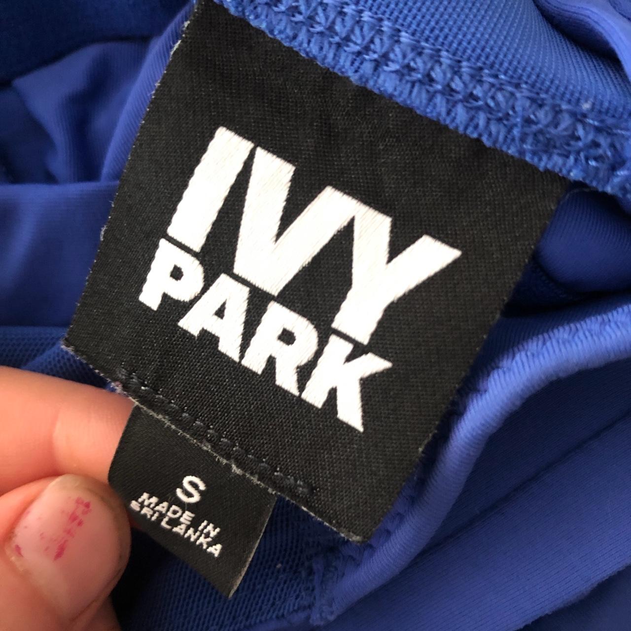 Ivy Park Women's Blue Vest | Depop