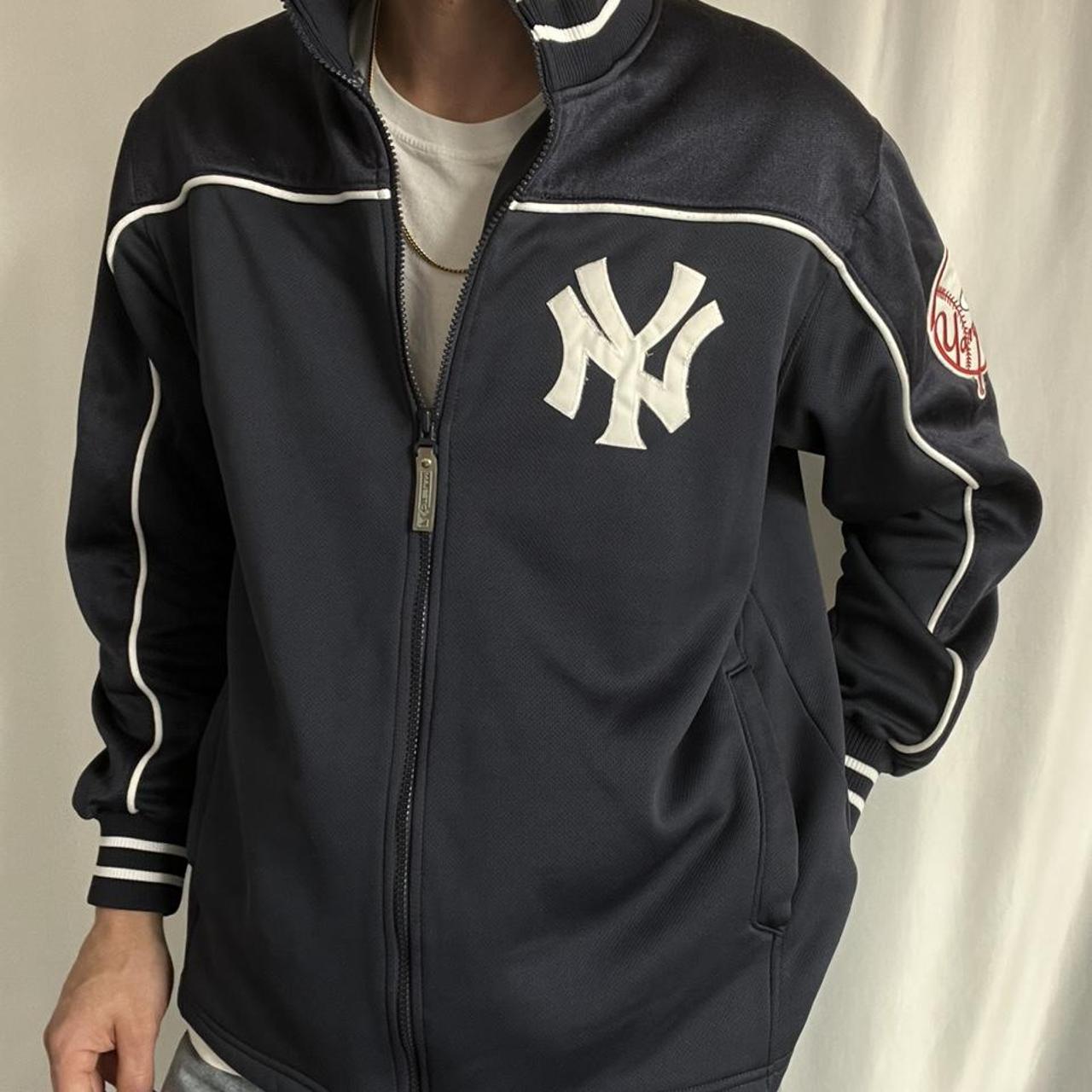 Vintage 90s New York Yankees Bomber Jacket size M - Depop