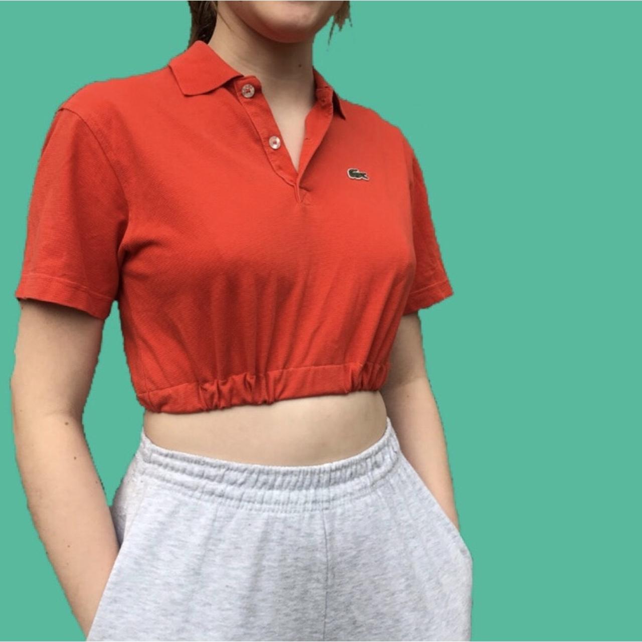 Crop Top Lacoste Polo Lacoste Slim Fit Logo Pique Polo In Light