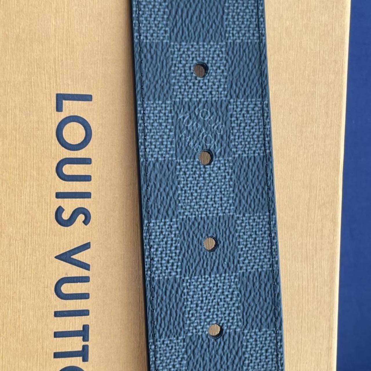 LOUIS VUITTON Authentic designer belt LV Initiales... - Depop