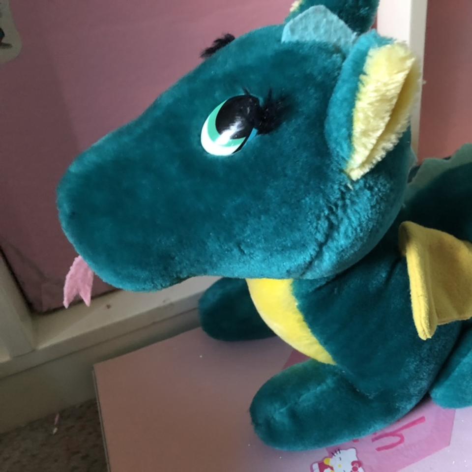 Vintage puff the magic dragon stuffed clearance animal