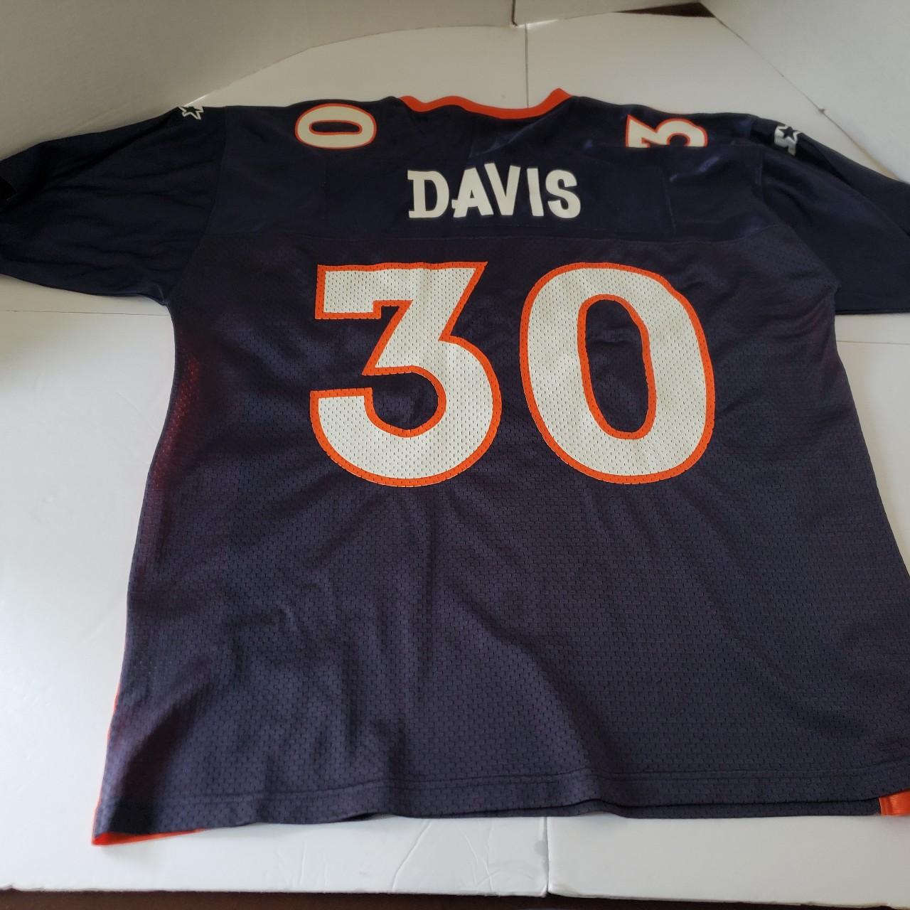 DENVER BRONCOS TERRELL DAVIS #30 STARTER BLUE JERSEY...