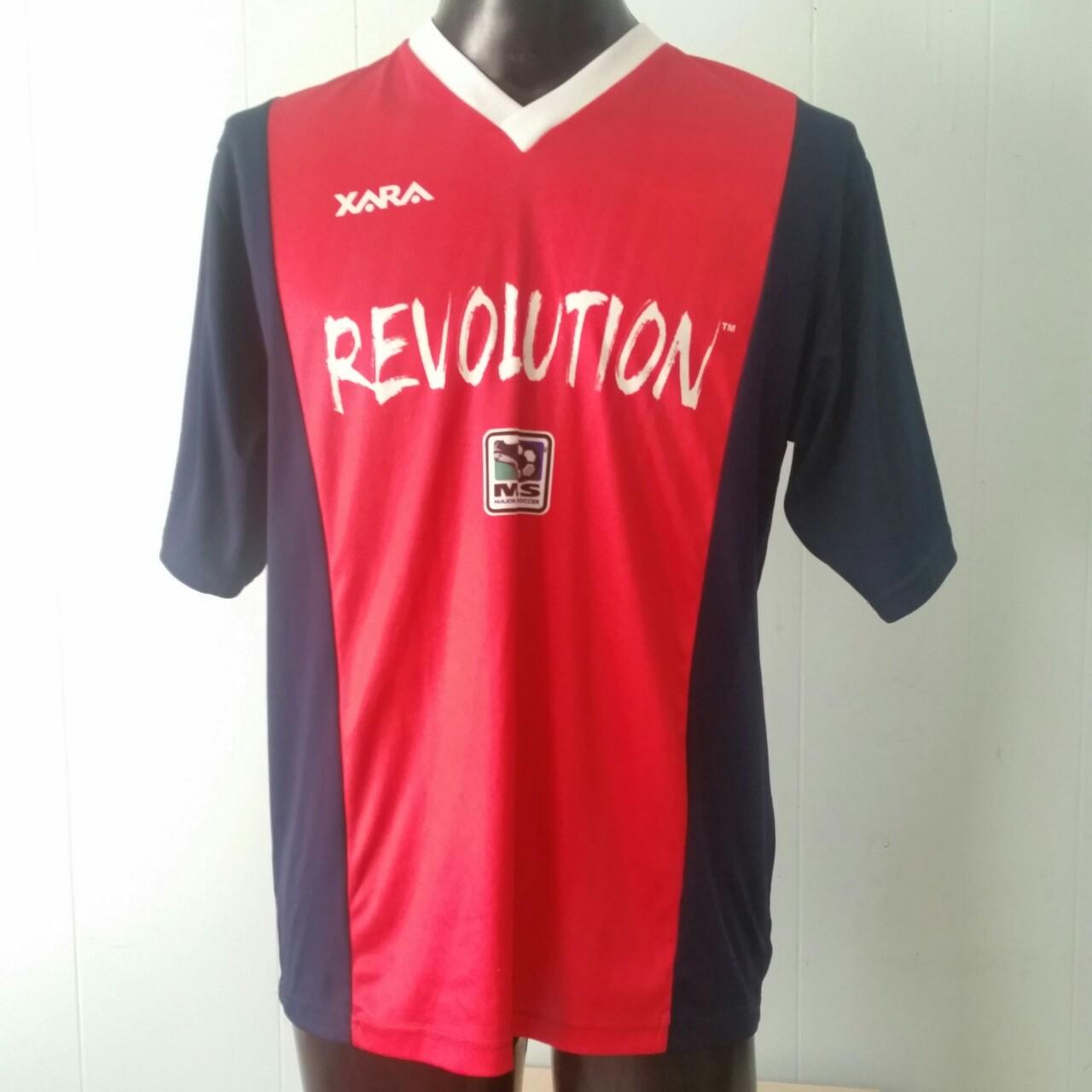 New England Revolution jersey by Xara. Great feel - Depop